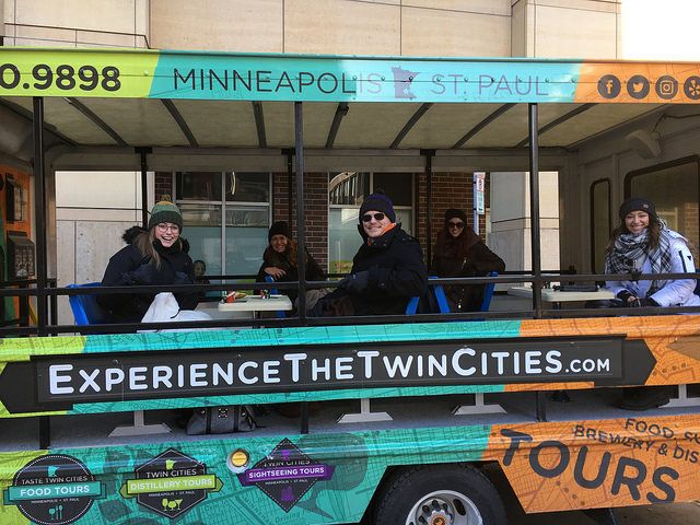 January Open Air Bus